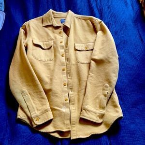 Vintage J Crew Flannel, thick Shirt Jacket. Medium